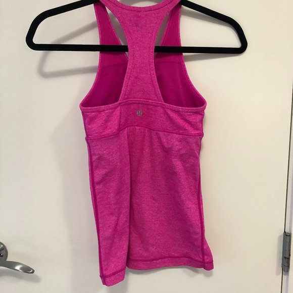 Lululemon Deep V Tank Heathered Paris Pink - Picture 4 of 8